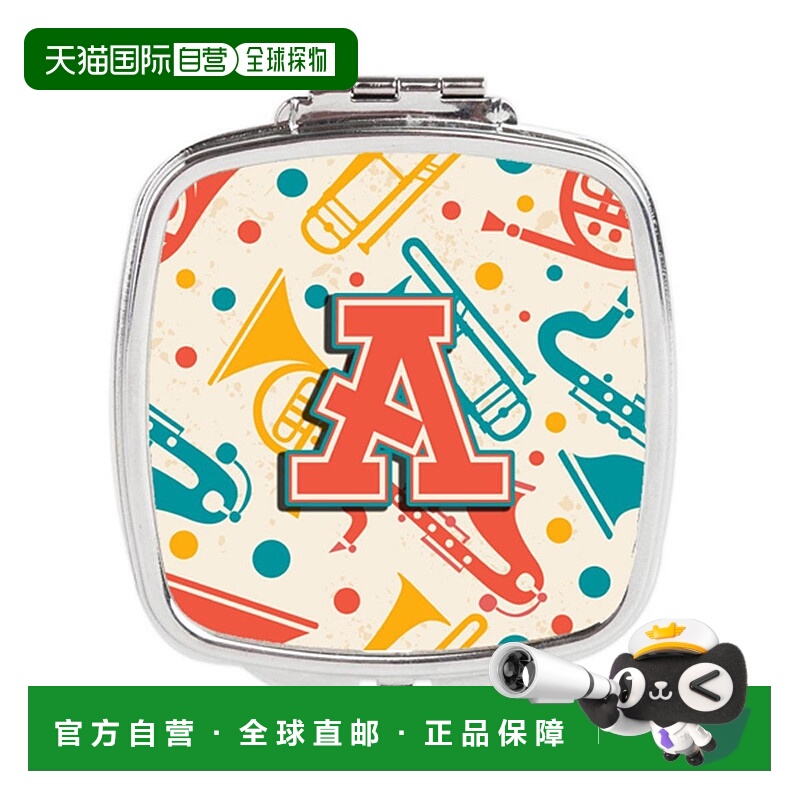 自营 Carolines Treasures CJ2001-ASCM 字母复古青色橙色乐正品