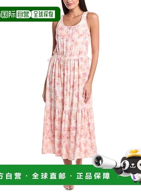 自营 Splendid Sutton Floral Maxi Dress - pink 美国奥莱直发