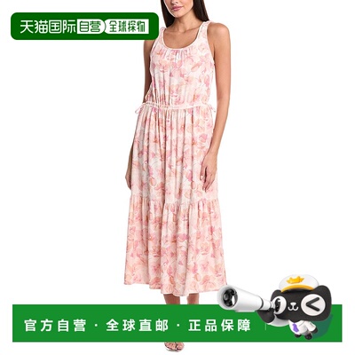 自营 Splendid Sutton Floral Maxi Dress - pink 美国奥莱直发
