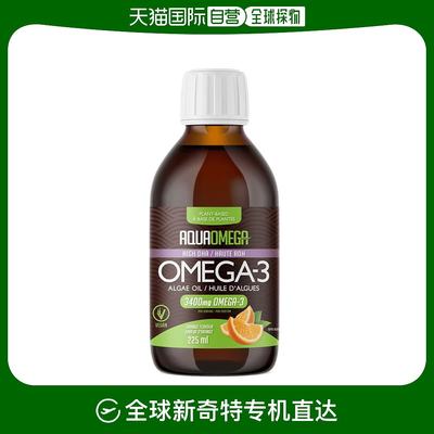 加拿大直邮AquaOmega 植物性 Omega 3 3400 毫克 - 橙色（225 毫