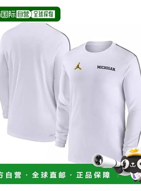 1h可退 【美国直邮】Jordan|男款 Michigan Wolverines 2024 Side