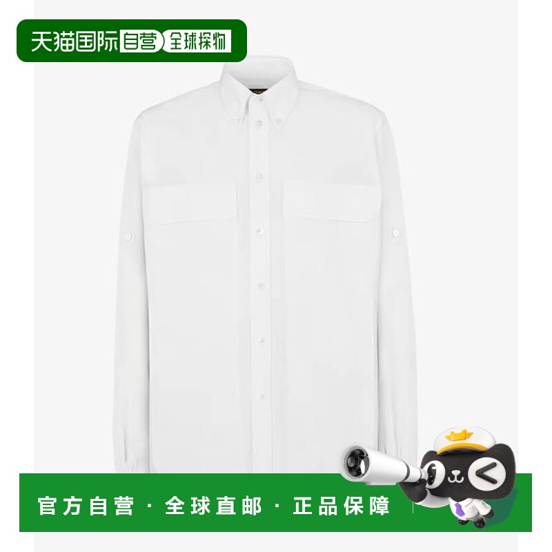 1h可退 香港直邮潮奢 Fendi 芬迪 男士 长袖衬衫 FS1310AU6X