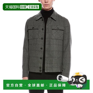 Hilo Wool green 美 Jacket Gray Button 自营Paisley Blend