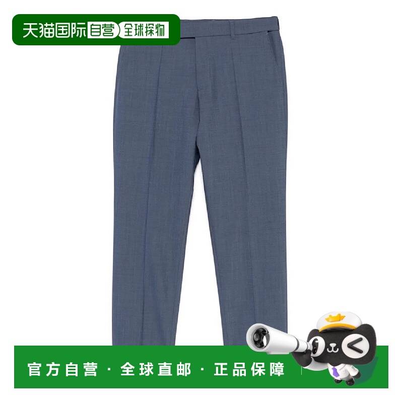 自营hugo bossTailored Blue Trousers With Pleating - grey 美