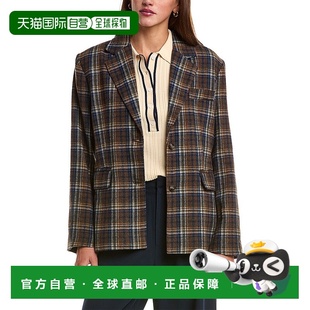 自营Sadie & Sage Old Money Oversized Blazer - brown 美国奥莱