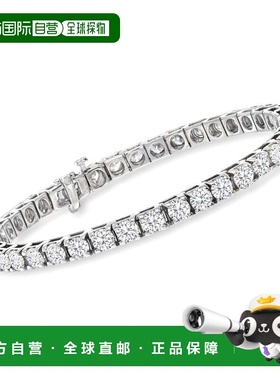 自营Ross-Simons 14 克拉黄金钻石网球手链 - 8 英寸 美国奥莱直