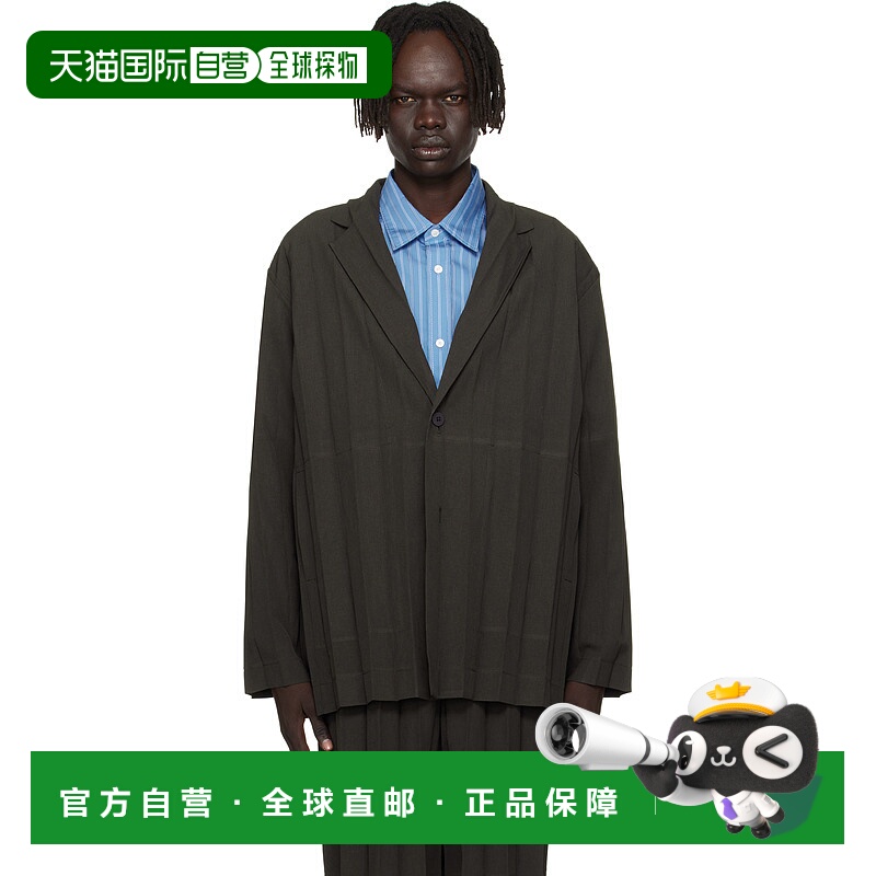 1h可退 香港直邮潮奢 Homme Plisse Issey Miyake 男士 棕色 Edge