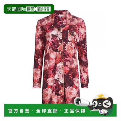 自营Johnny Was Women's The Neena Long Sleeve Shirt, Rosas -