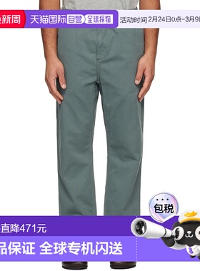 1h可退 香港直邮潮奢 CARHARTT WIP 男士 绿色 Flint 长裤 I02991