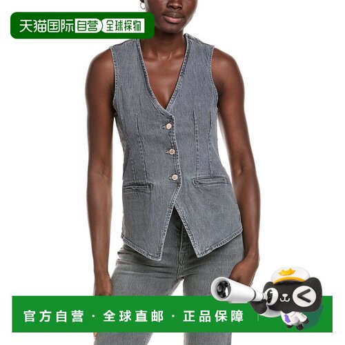 自营Triarchy Monica定制牛仔背心-灰色 美国奥莱直发