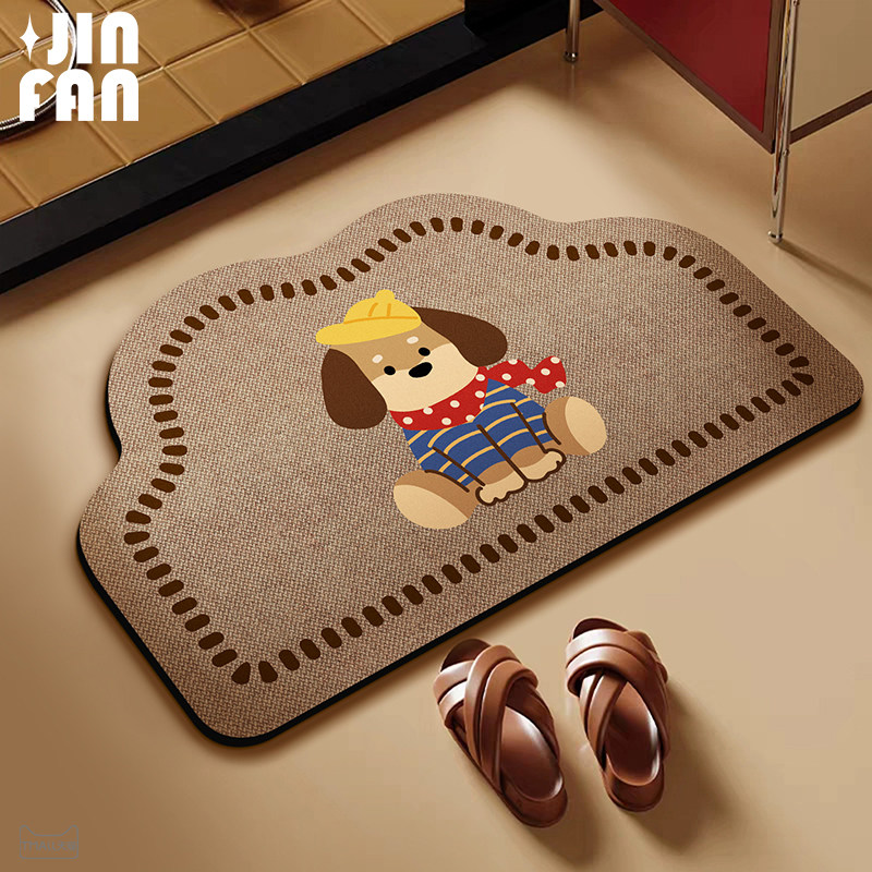 浴室吸水地垫卫生间厕所厨房门口防滑脚垫硅藻泥耐磨加厚速干垫子,居家布艺,家用脚垫,淘宝优惠券,粉丝福利购,淘宝优惠卷