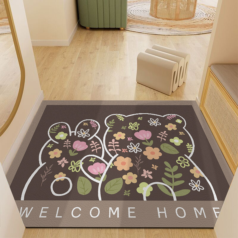 入户门地垫门口进门脚垫卡通pvc皮革门垫可擦洗防滑垫子家用地毯,居家布艺,家用脚垫,淘宝优惠券,粉丝福利购,淘宝优惠卷