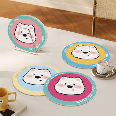 卡通杯垫餐桌垫防烫耐高温加厚垫