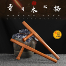 送背袋教程 东方棍兵器武器 青冈木武术双拐 浮萍拐T型拐子丁字棍