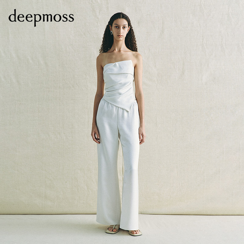 【deepmoss】2026春夏新款凝月水泽抹胸长裤