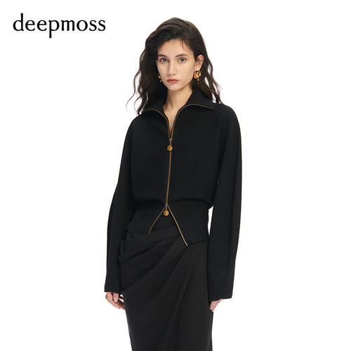 deepmoss女士开衫短外套