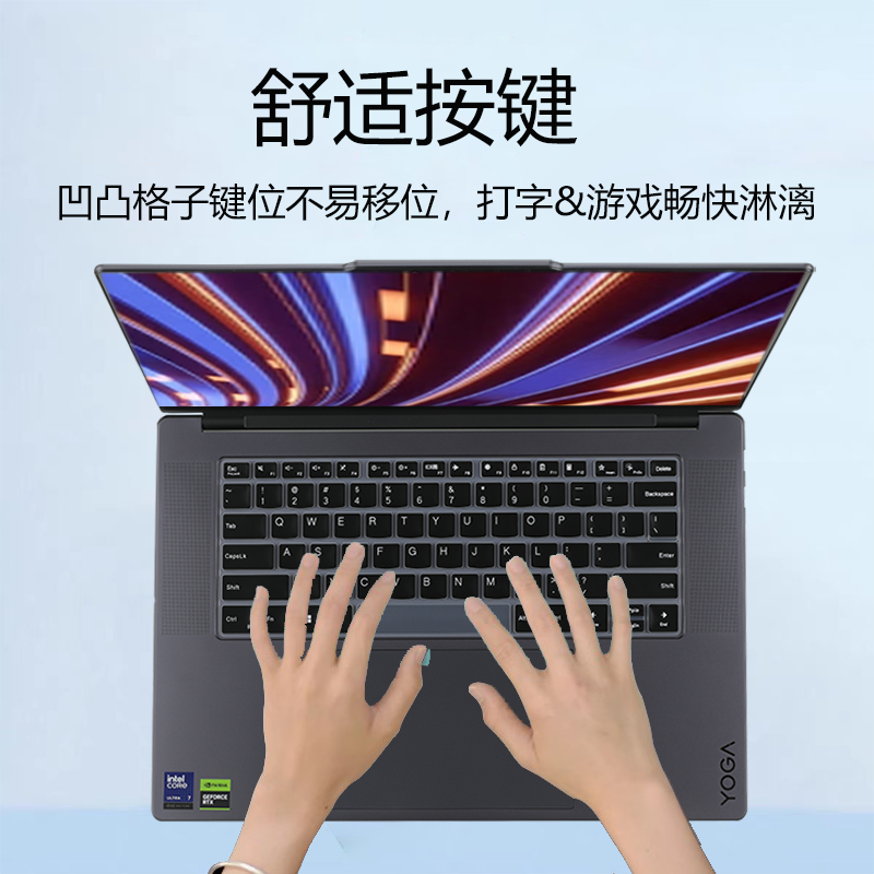 适用联想YOGA Pro16 Aura键盘膜Pro15 Aura AI元启版2026笔记本保护膜IPH11电脑防尘垫按键贴全覆盖屏幕膜