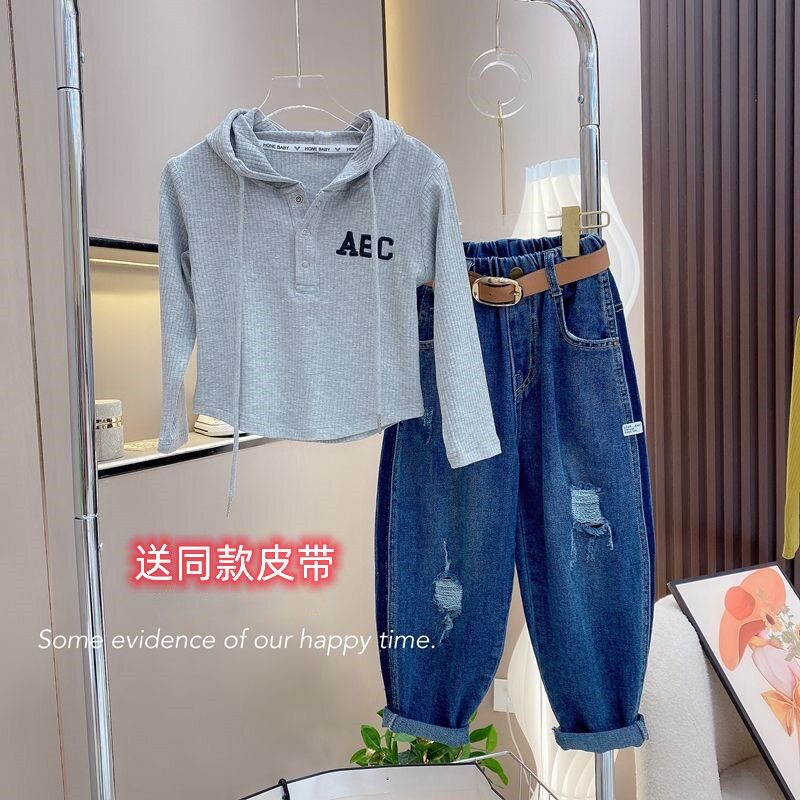 女童长袖2026新款洋气春秋款儿童秋装上衣中大童女孩秋季开衫卫衣