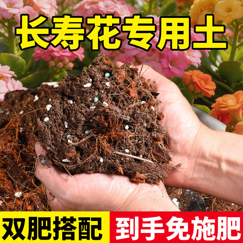长寿花专用土养花盆栽土壤花土扦插栽培种植疏松透气有机营养土