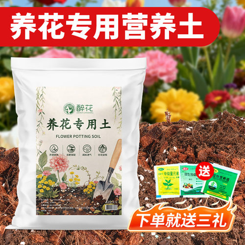 营养土养花通用专用家用花卉盆栽彩叶芋不生虫有机种植泥炭土花土