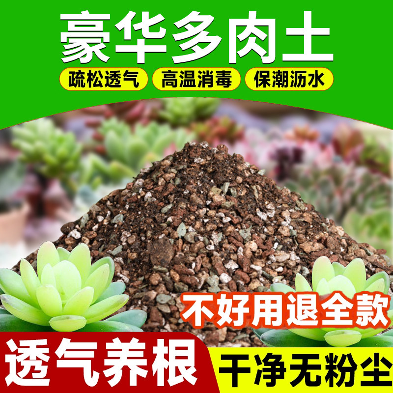 多肉专用颗粒土专用营养土壤种植土肉肉叶插幼苗老桩纯颗粒花土