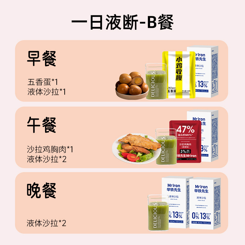 身材管理定制液斷套餐