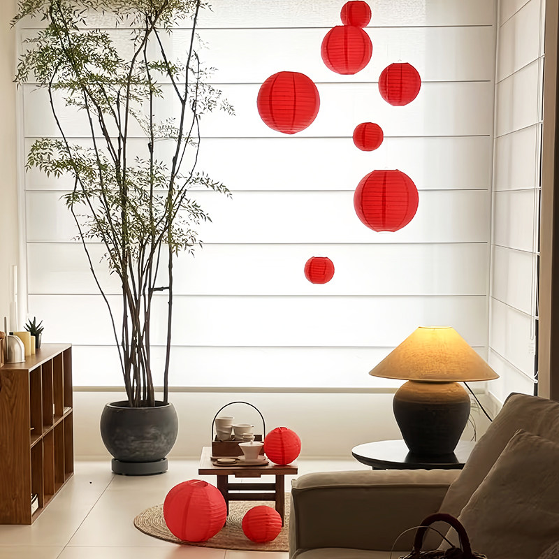 灯笼新款2026年春节元旦装饰小大红色纸阳台玄关中式古风氛围布置,节庆用品/礼品,灯笼,淘宝优惠券,粉丝福利购,淘宝优惠卷