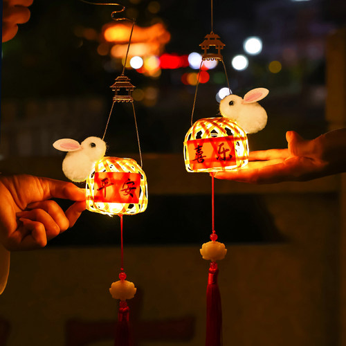 中秋节古风小灯笼中式手提花灯