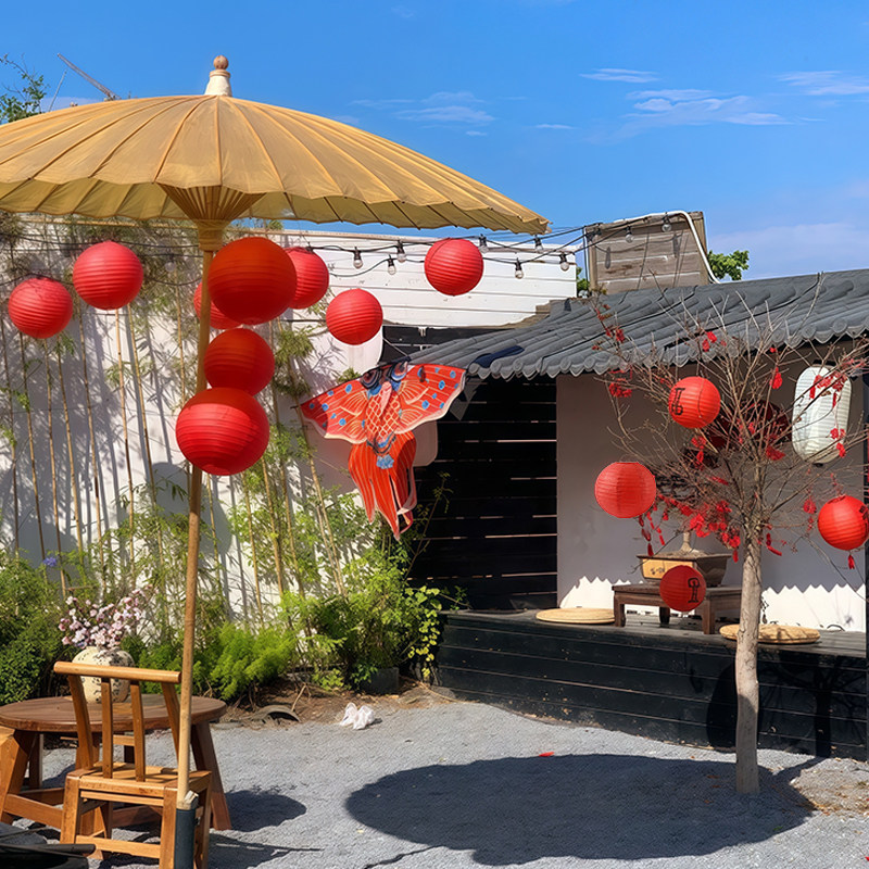 元旦围炉煮茶装饰摆件灯笼新款2026年庭院户外中式古风场景布置,节庆用品/礼品,灯笼,淘宝优惠券,粉丝福利购,淘宝优惠卷