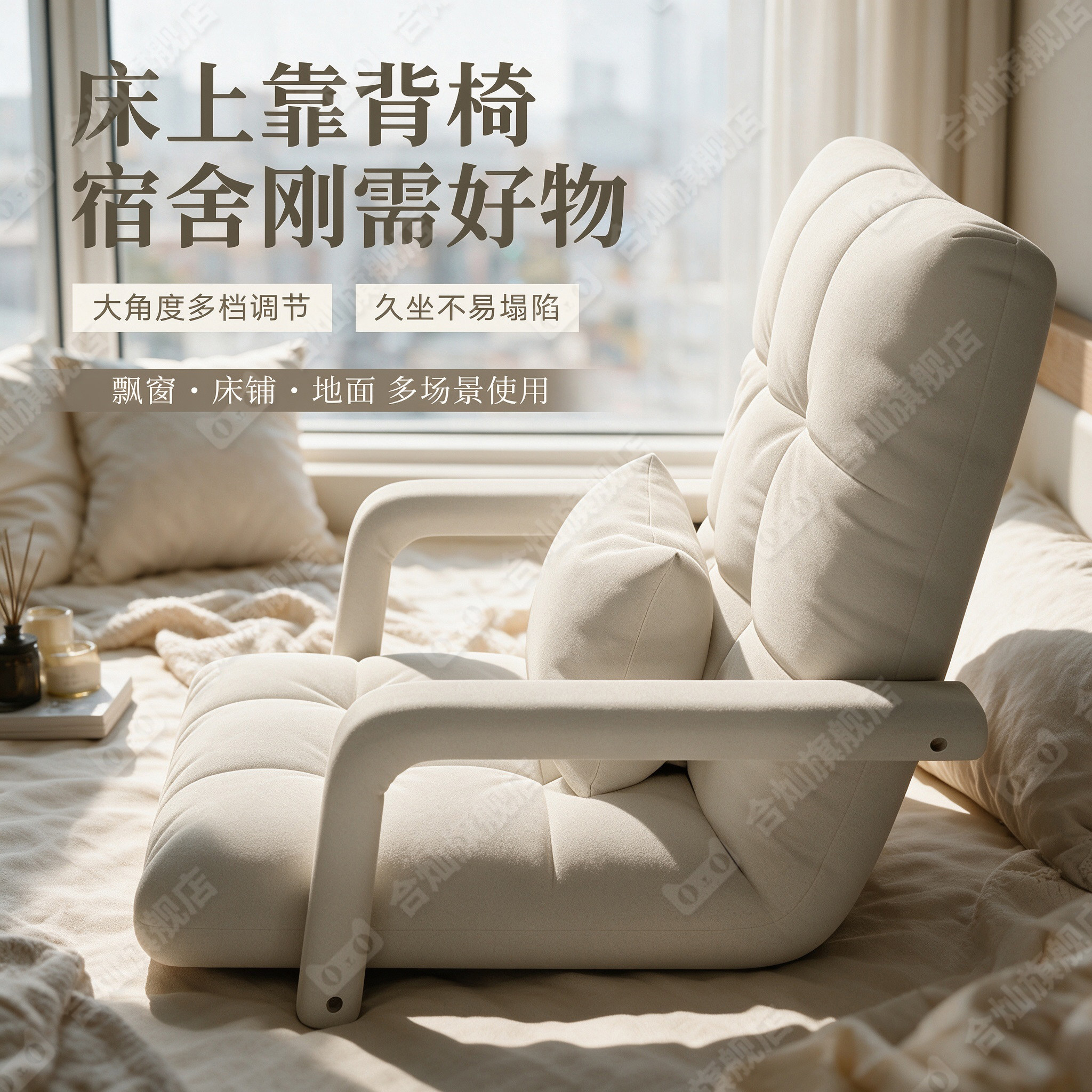 榻榻米座椅单人靠垫阳台椅窝窝椅图片