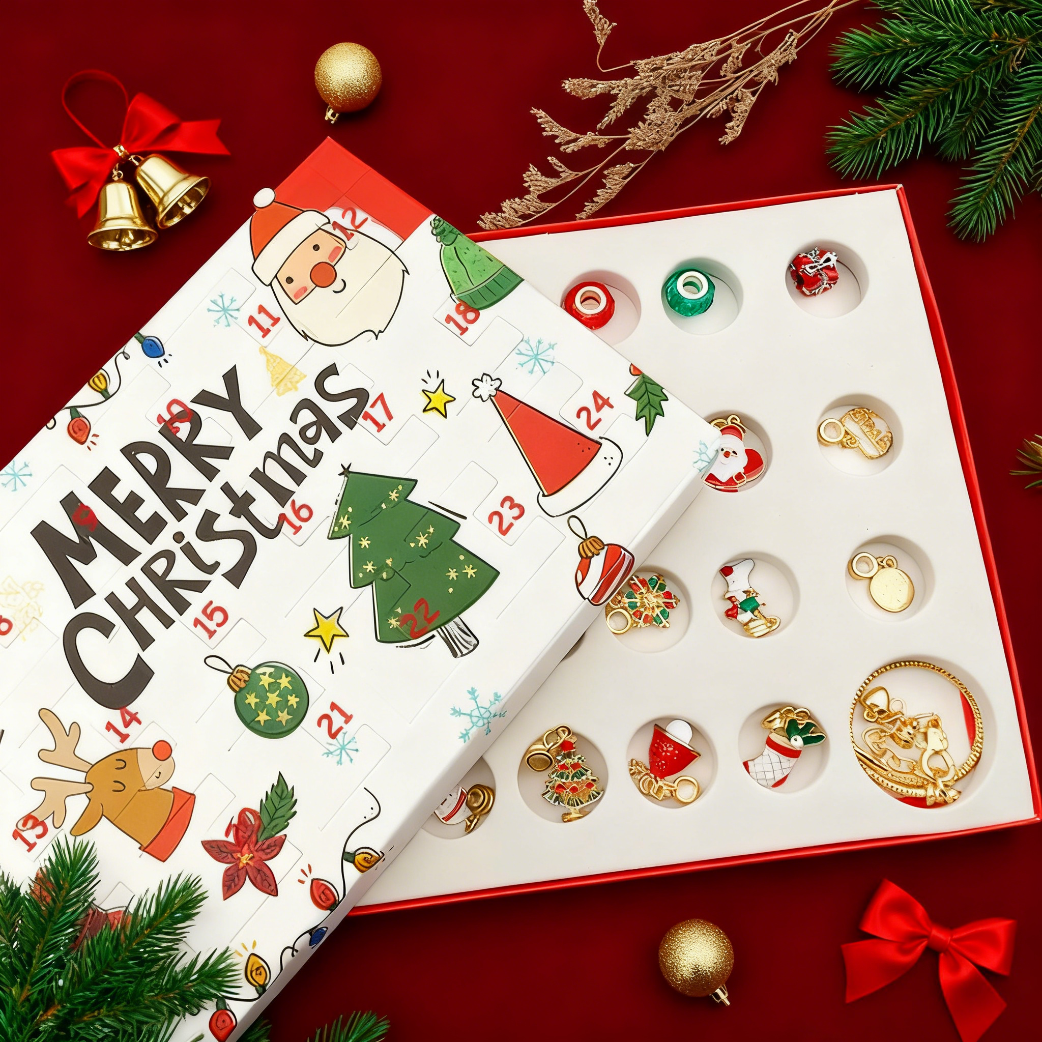 【送小朋友】圣诞倒数日历戳戳乐