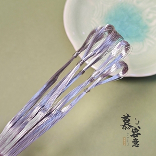 隐形极细!0.12不锈钢退火软丝 非遗绒花diy手工软钢丝细绒条专用