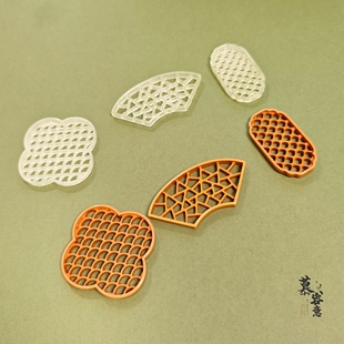 镂空窗花｜手工发簪绒花缠花diy古风窗花屏风仿古风创意发簪配件