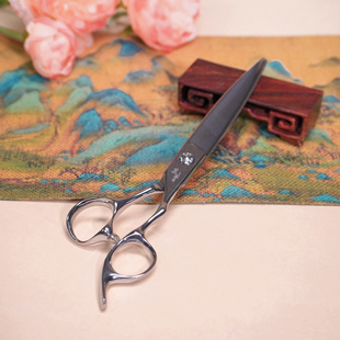 不夹绒不卡顿！打尖专用非遗绒花工具diy修绒理发剪高端进口钢材