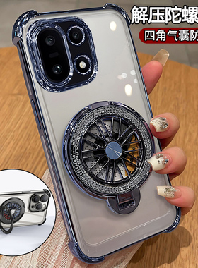 适用一加15手机壳1加15透明保护硅胶套PLK110全包边超薄oneplus气囊防摔软壳oppo男女十五带支架新款创意外壳