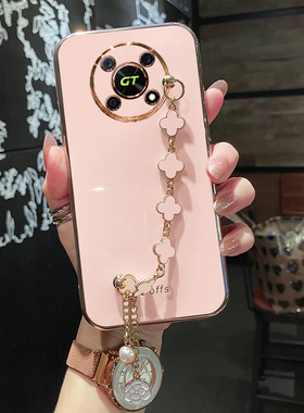 适用华为荣耀X40GT手机壳ADT一AN00保护5G硅胶套honor带手链条全包防摔x4ogt软壳ADTAN女ANOO网红xgt个性ADTA