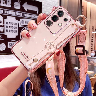 适用vivoiqooz10x手机壳iqooz10x斜跨保护vivo硅胶套iqoo全包防摔软壳z10x女款icooz新款腕带挂绳iqz爱酷网红