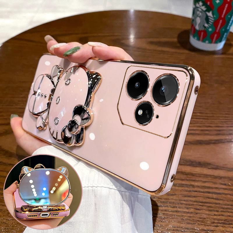 真我neo7带镜子支架超薄全包壳