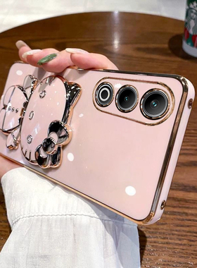 适用oppoA3x手机壳oppo保护A3x硅胶套5G全包防摔PKD130软壳opa带镜子0pp0支架oppopkd新款女opp可爱x5g卡通钢