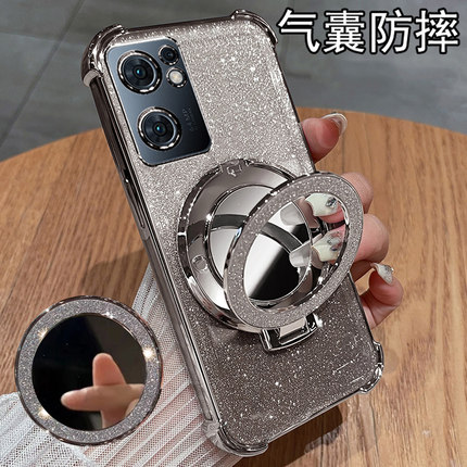 适用opporeno7se手机壳oppo保护reno7es硅胶套5G气囊全包opopreno防摔opporeon透明软reon新款女oppreno7带支