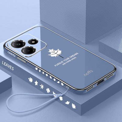 红米note14直边超薄全包壳电镀