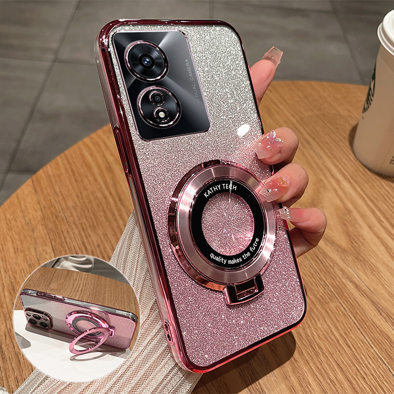 OPPOA97轻奢磁吸支架全包壳防摔