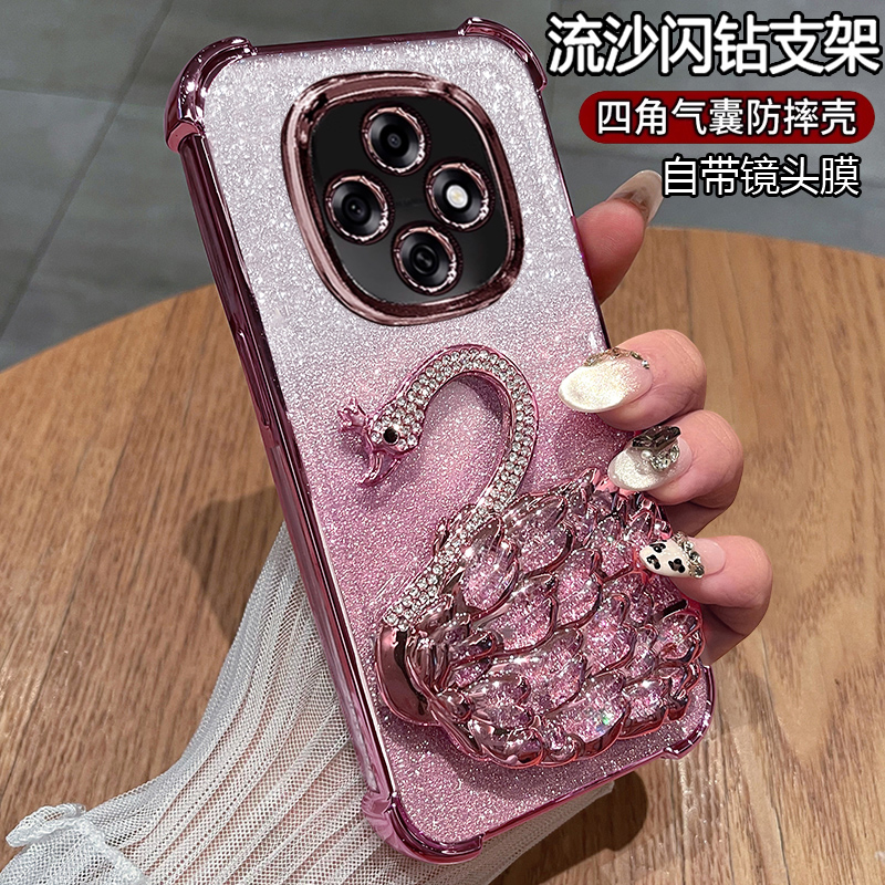 适用oppoA6pro手机壳闪钻支架