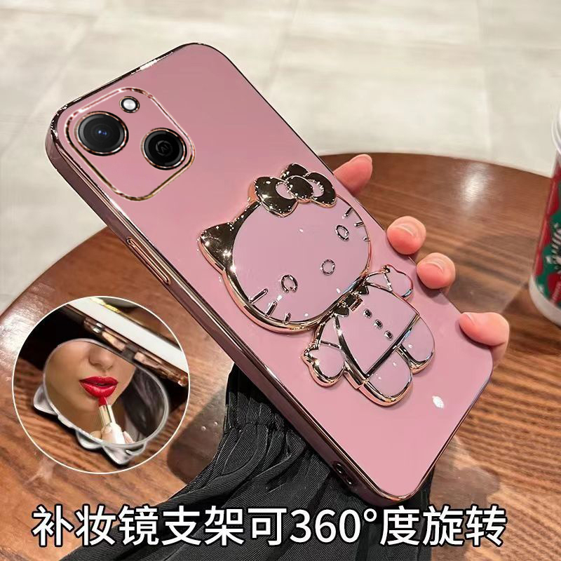 华为麦芒a20带镜子支架全包壳ins