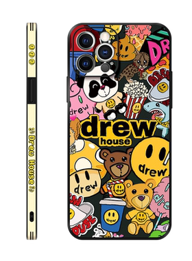 美赞仕适用苹果17手机壳16新款iPhone15高级感14防摔12全包11pro保护套13promax卡通x贴纸max熊se侧边女潮Air