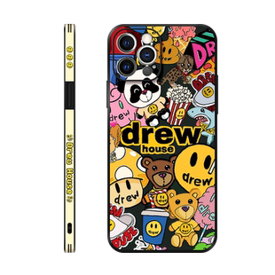 美赞仕适用苹果17手机壳16新款iPhone15高级感14防摔12全包11pro保护套13promax卡通x贴纸max熊se侧边女潮Air