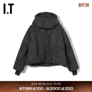 廓形连帽羽绒服新款 ZHANG男装 潮酷有型面包服001ADGMM DINGYUN