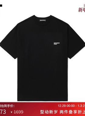 IT GOD SELECTION XXX男装宽松短袖T恤新款个性创意时钟印花半袖