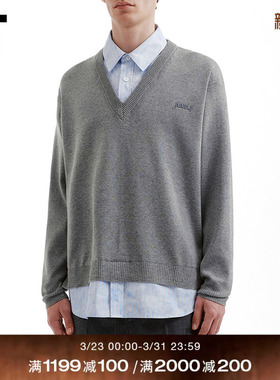 IT JUUN.J男装假两件针织衫新款时尚通勤衬衫拼接薄毛衣251P11MQ