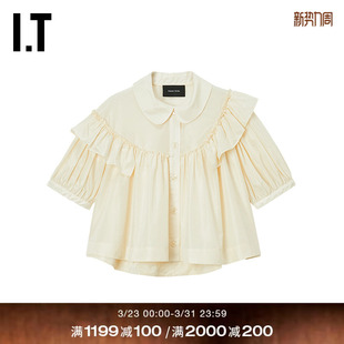 廓形短袖 Rocha女装 上衣新款 甜美少女短款 541269 娃娃衫 Simone